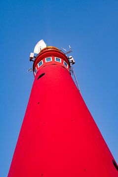 Leuchtturm auf der Insel Schiermonnikoog Blick nach oben von Sjoerd van der Wal