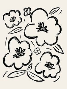 Blumen-Skizze