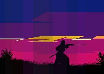 The Last Samurai Silhouette van Artkreator