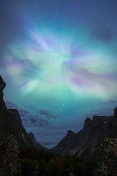 Aurora Borealis over Trollstigen