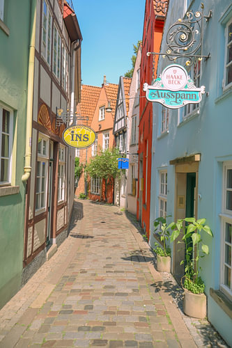 Café in Schnoor Lane