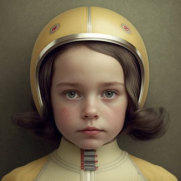Fine art portret: "Fasten your seatbelt" van Carla Van Iersel