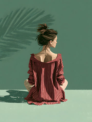 Palm Shadow Reverie