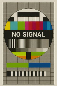 Retro TV Testbeeld – Kleuren van Nostalgie van But First Framing