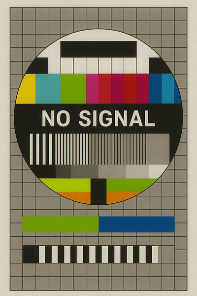 Retro TV Test image - Colours of Nostalgia by But First Framing