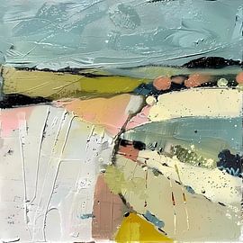 painting on plaster board by Ariadna de Raadt-Goldberg