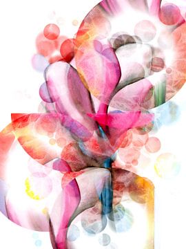 Abstract Magnolia van Greta Lipman