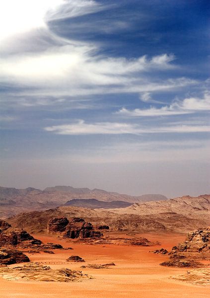 Wadi Rum, Jordanie van Gerard Burgstede