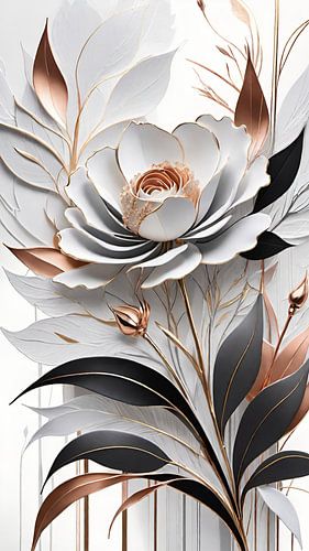 Abstracte bloem
