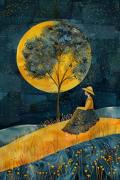 Whispers of the Moonlit Night by Adriana