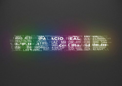 Typographie - Madrid