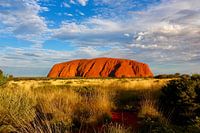 Zonsondergang Uluru (Ayers Rock) Australie