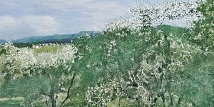 Der Obstgarten in der Toskana - Digitale Kunst von dirkie.art