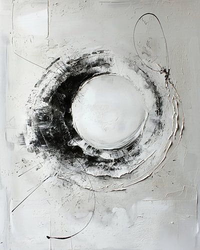 Zwart-Wit Dynamische Cirkel
