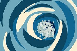 Modern flowers landscape by FRESH Fine Art