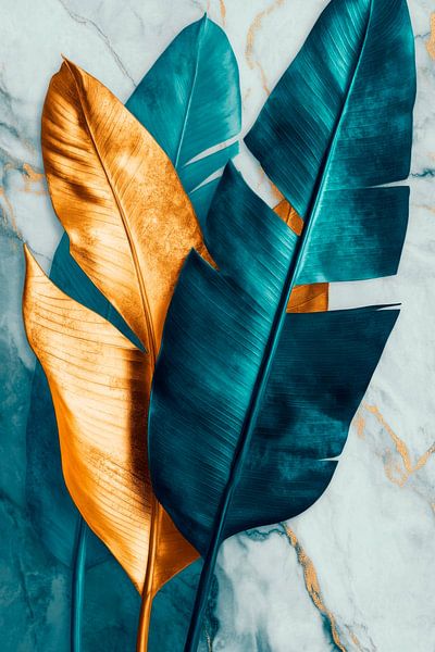 Colourful leaves by Poster Art Shop