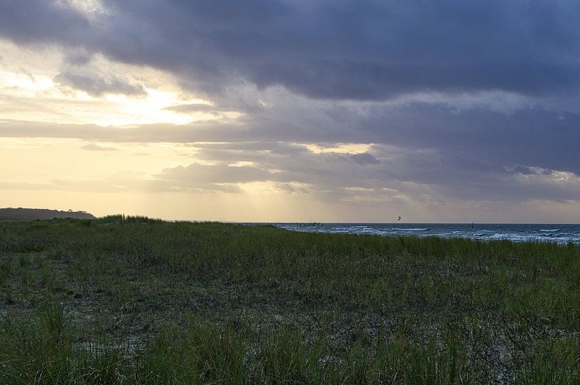 On the sandy beach of the Baltic Sea coast by Martin Köbsch