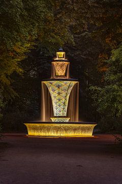 Mosaikbrunnen im Großen Garten von Fotografie René Weber