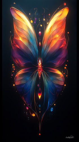 kleurig symmetrisch figuur