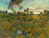 Coucher de soleil à Montmajour, Vincent van Gogh par Des maîtres magistraux Aperçu