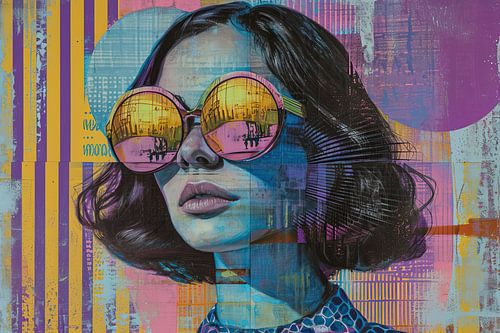 Reflektierende Schutzbrille | City Gaze von Kunst Laune