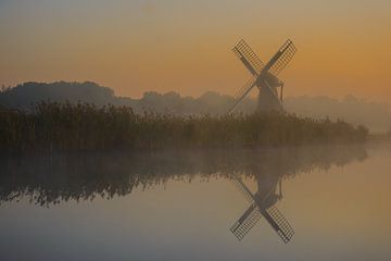 Mill Mildam in morning light. by Mark van der Walle