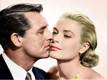 Cary Grant und Grace Kelly von David Potter