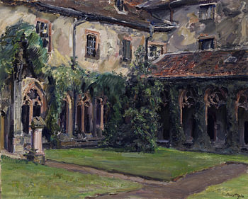 Kreuzgang des Augustinerklosters in Landau II, MAX SLEVOGT, 1912