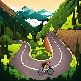 Matisse Illustration Blume von Maria Blair