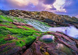 Colourful rocky coast in northern Spain by insideportugal