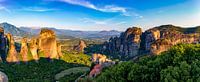 De waanzinnig omgeving waarin de Meteora kloosters liggen