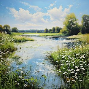 Gemalte Landschaft