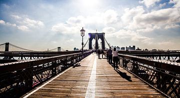 Brooklyn Bridge Walk by Ruby Schiffer
