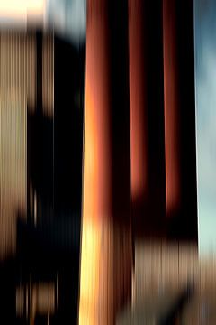 Factory Chimneys in Motion von Jan Brons