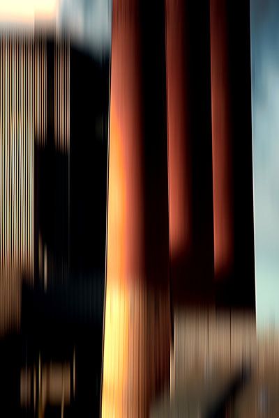 Factory Chimneys in Motion par Jan Brons