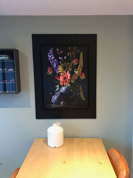 Customer photo: Royal Flora by Fine Art Flower - Artist Sander van Laar, on canvas