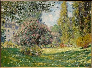 Die Familie Monet in ihrem Garten in Argenteuil, Édouard Manet