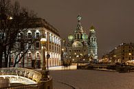 St. Petersburg bei Nacht - Russland von Bas Meelker Miniaturansicht