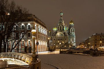 St. Petersburg by night - Russia van Bas Meelker
