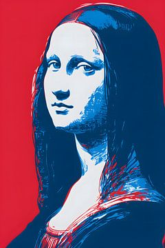 Mona Lisa in Pop Art by Skyfall