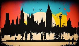 The Colors of London by Pandzr Street and Digital Art