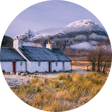 Black rock cottage, Glencoe, Schotland van Bob Slagter