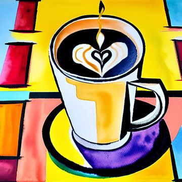 CAFE BAR van The Art of Mark Fischer