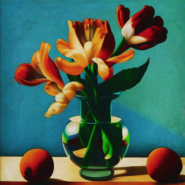 Nature morte de fleurs 6 par Jan Keteleer