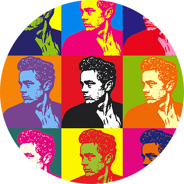 James Dean Pop Art van Didden Art