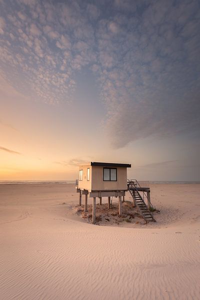 Maison de plage au coucher du soleil - Surfclub Nes, Ameland par KB Design & Photography (Karen Brouwer)