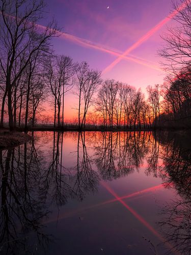 Onderweg...vliegtuigsporen