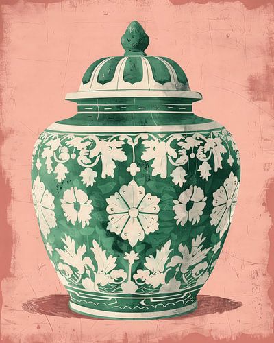 Keramieken Jade Vaas no.2