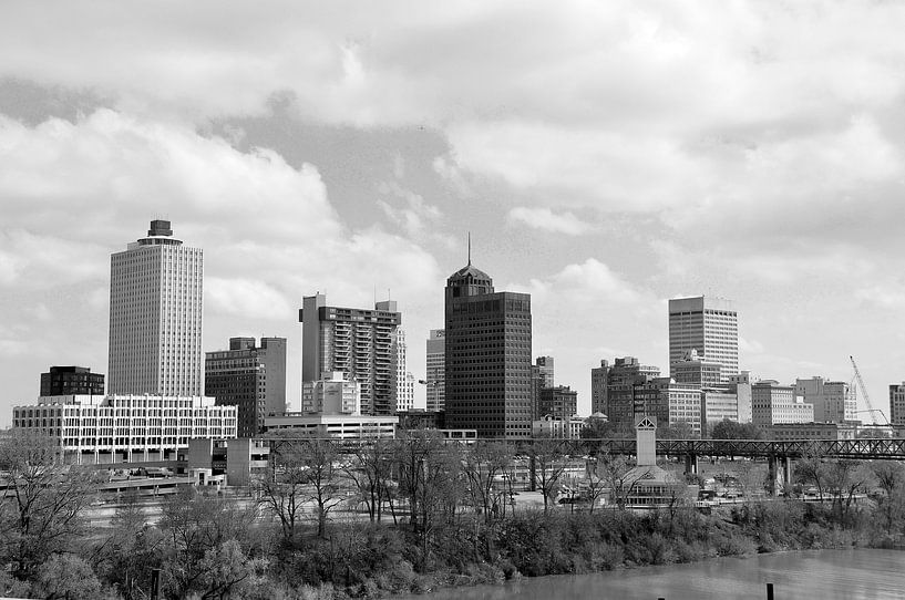 Skyline Memphis van Arno Wolsink