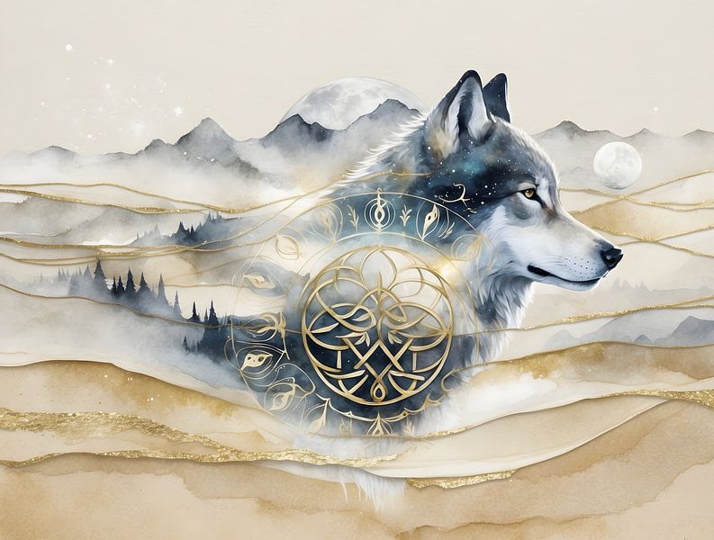 Himmlisches Heulen von Fenrir von Manuela Dekkers